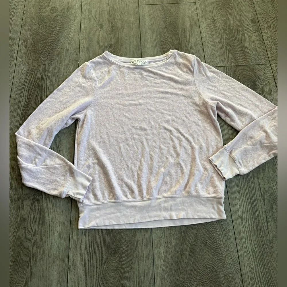 Wild fox sweater brand new with no tags; color light purple, very soft